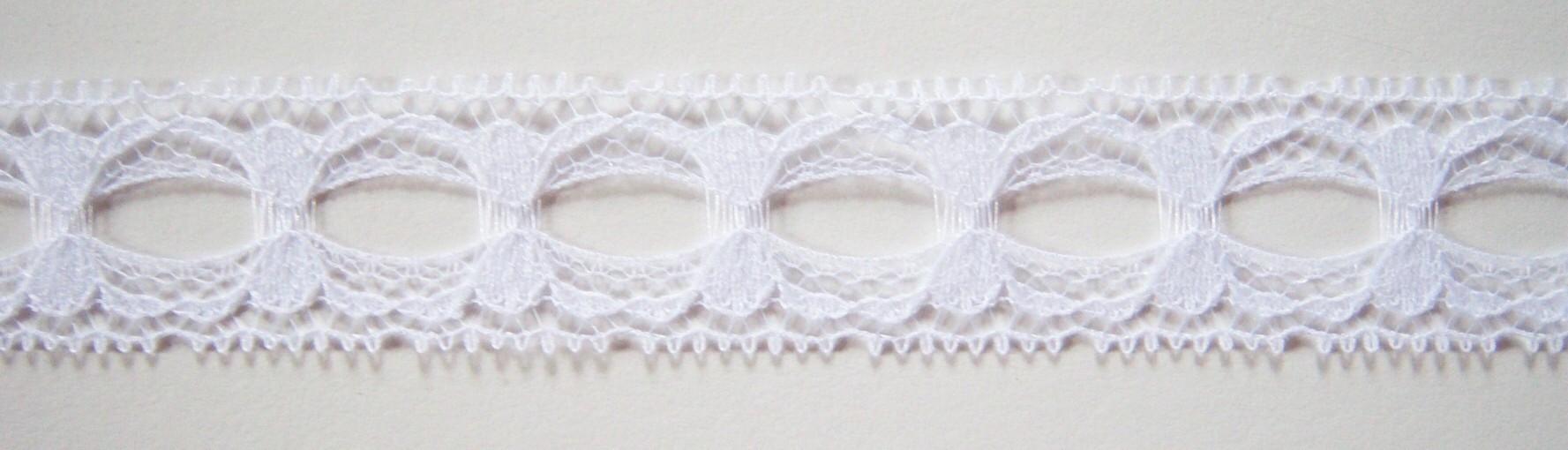 White 3/4" Nylon Lace