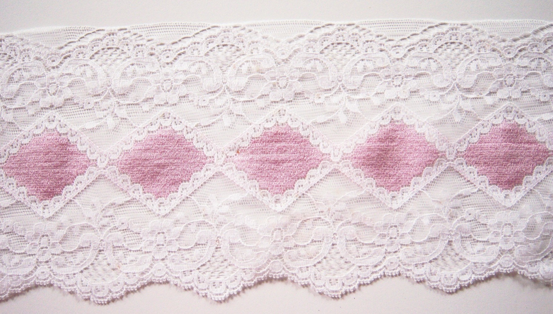 White/Pink Lace