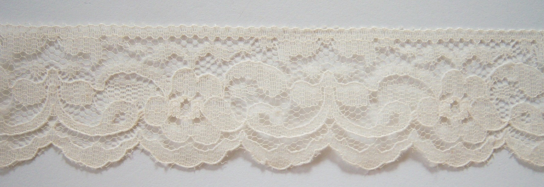Ivory 1 5/8" Nylon Lace
