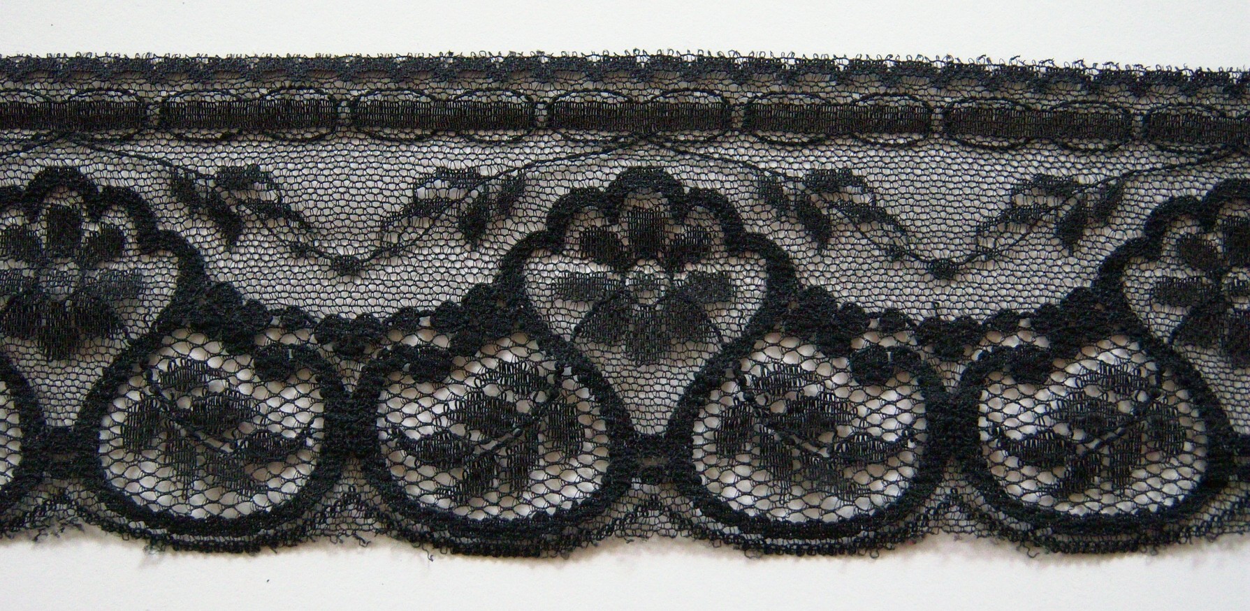 Black 2 3/4" Nylon Lace