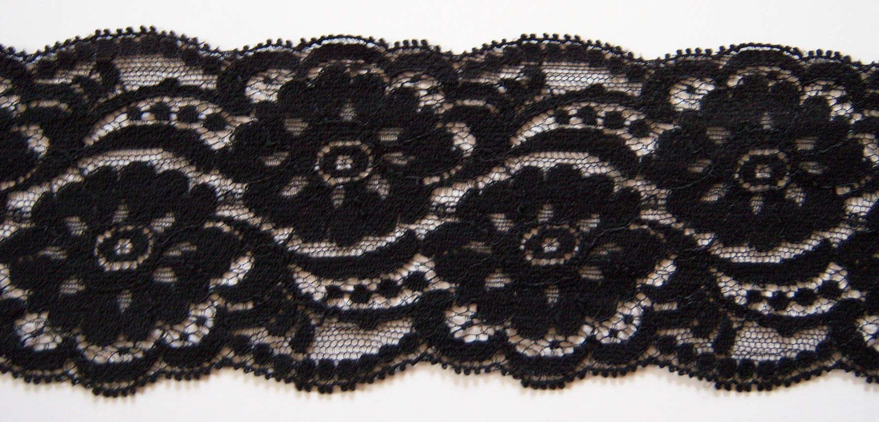 Black 2 3/4" Nylon Lace