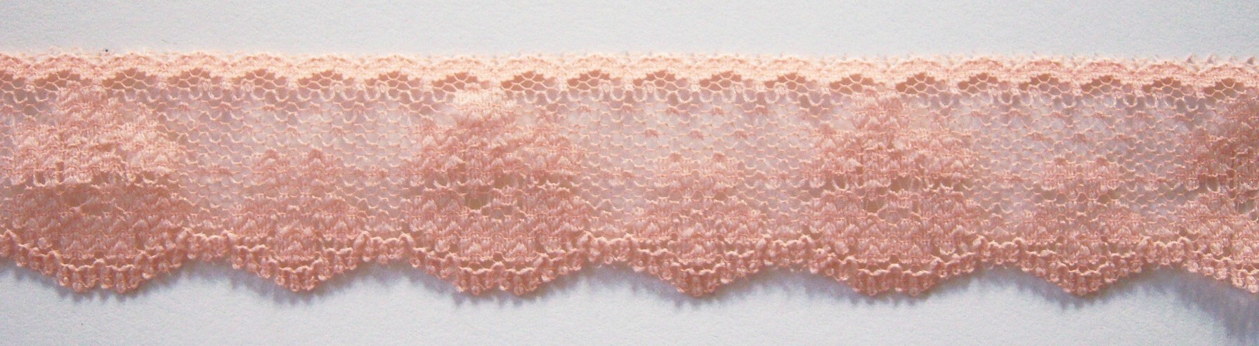 Peach 1 1/8" Lace