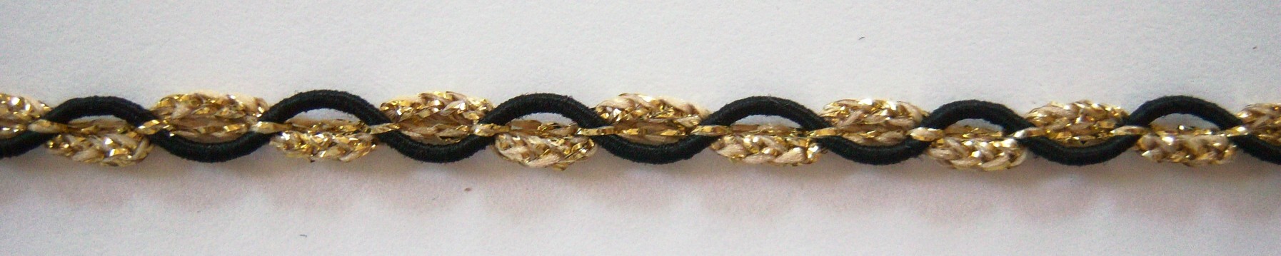 Gold Sparkle/Black Trim