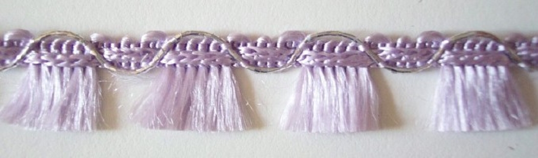 Orchid/Silver 1/2" Fringe