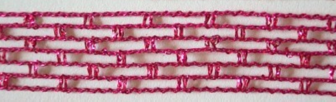 Hot Pink Stretch and Shape 1/2" Trim
