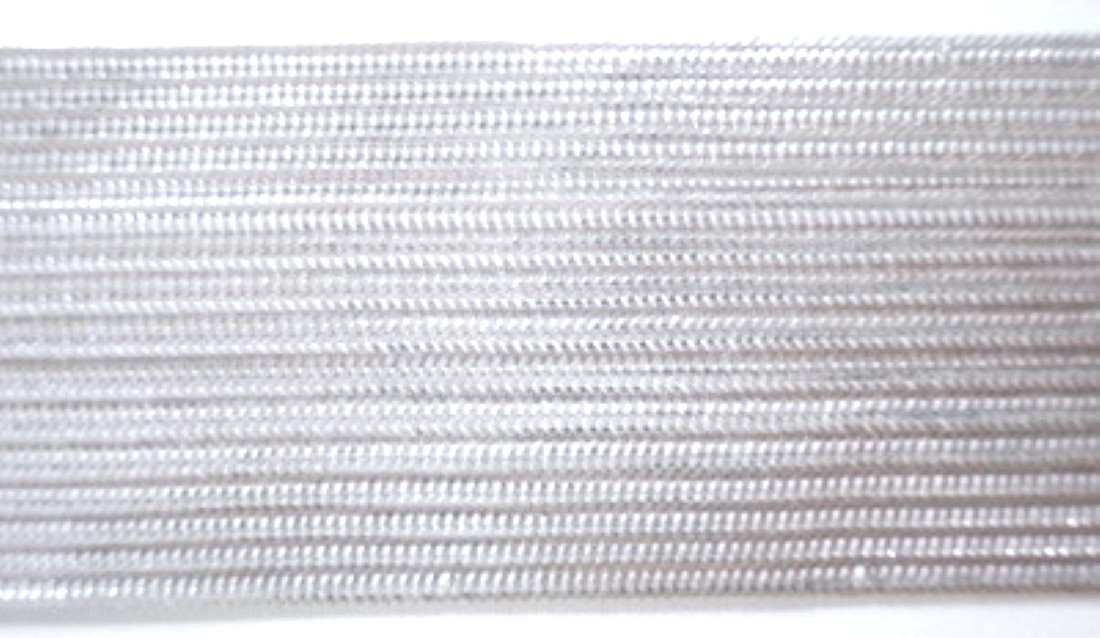 Silver Metallic 1 1/2" Middy Braid