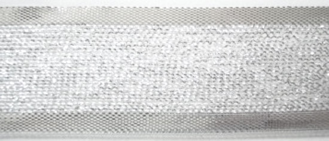 Silver Metallic 1 1/2" Soft Sheer Ribbon
