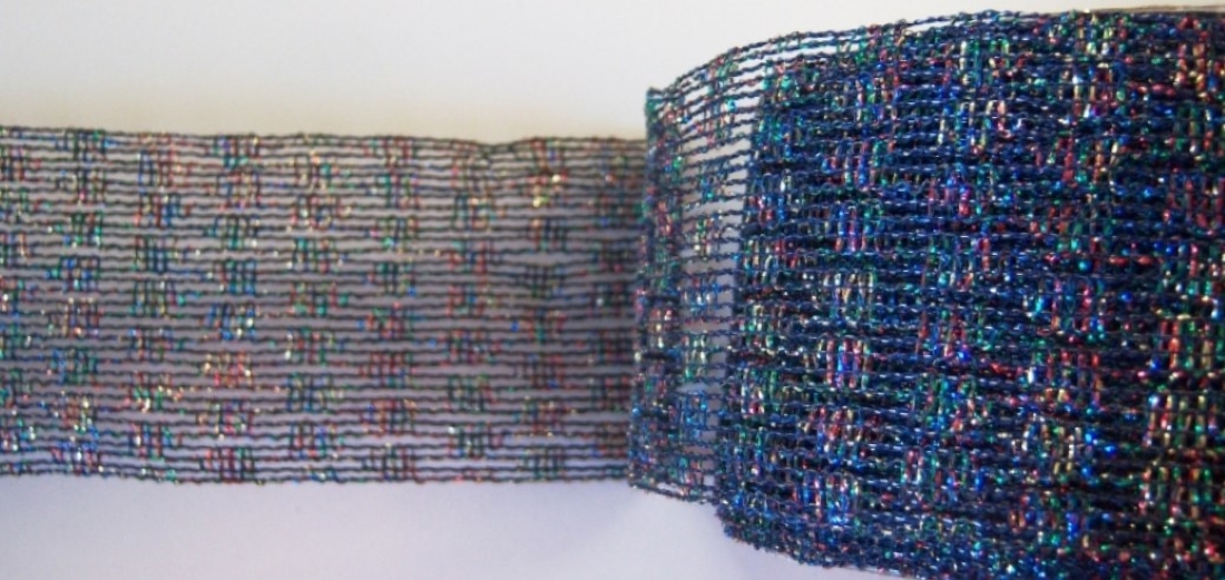 Navy Twinkle Wired 2 5/8" Stretch and Shape