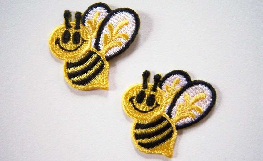 Wrights Bumble Bee Pair Applique