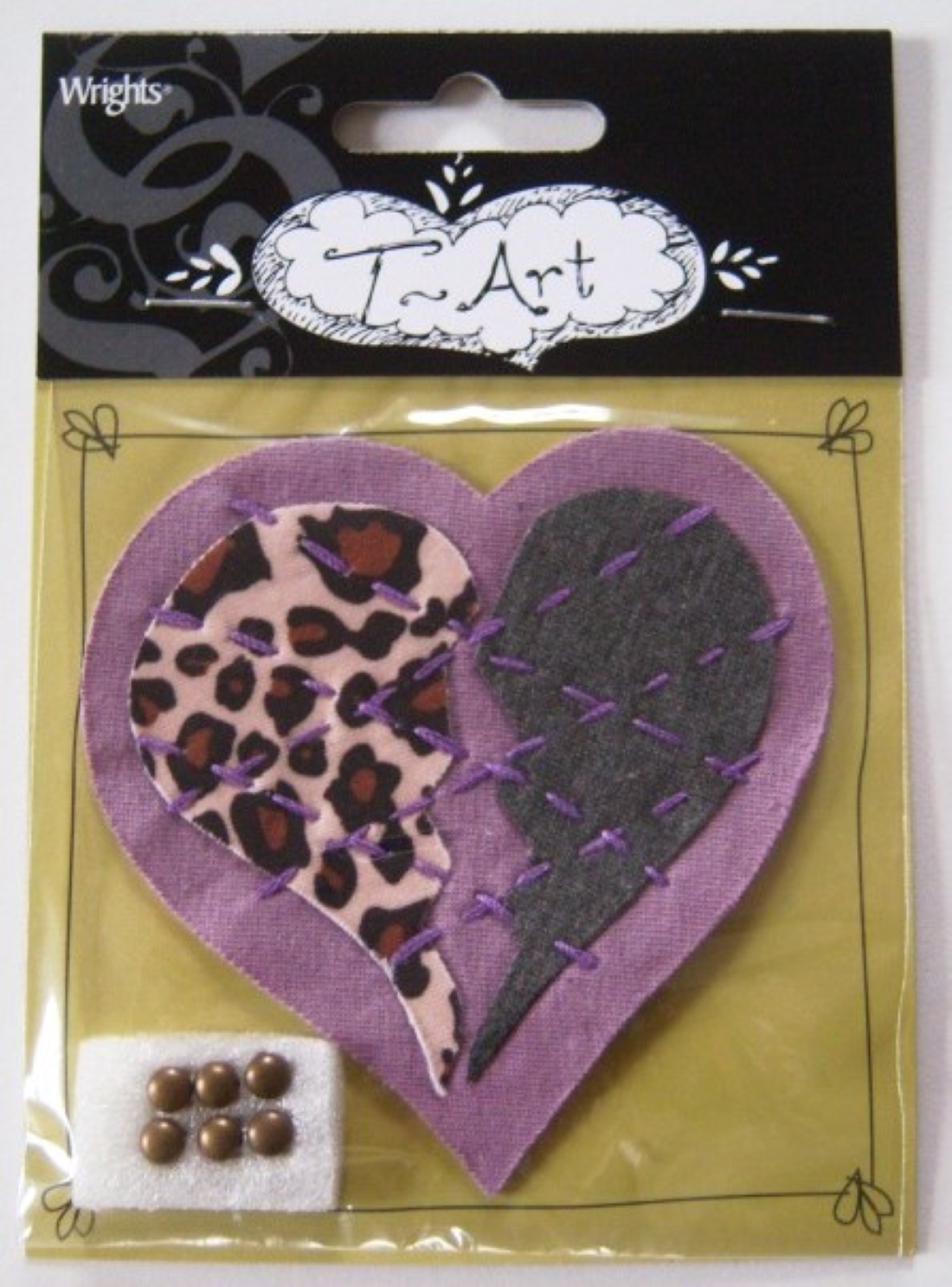 Mended Heart/Brads Applique