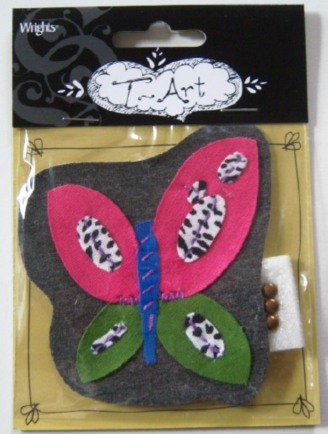 Butterfly/Brads Applique