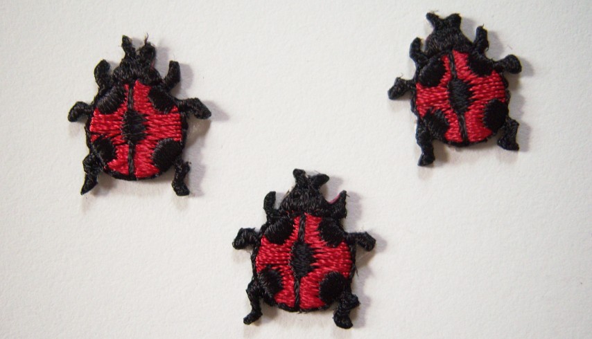 Ladybug Three Appliques