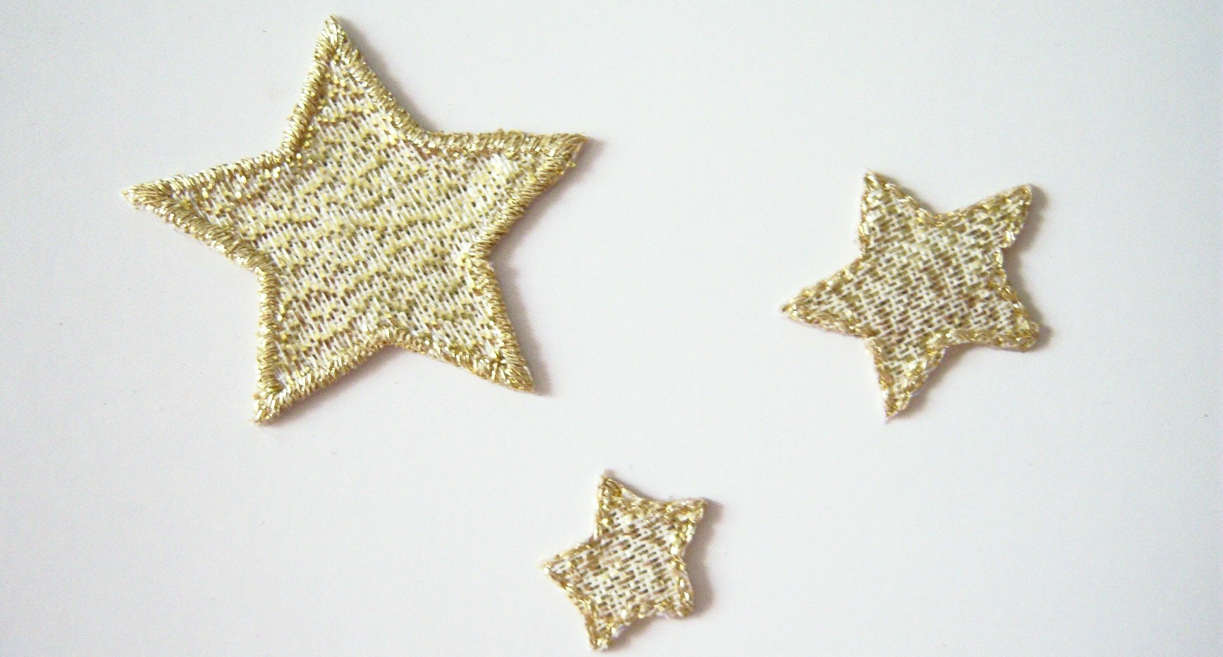 Gold Stars Appliques