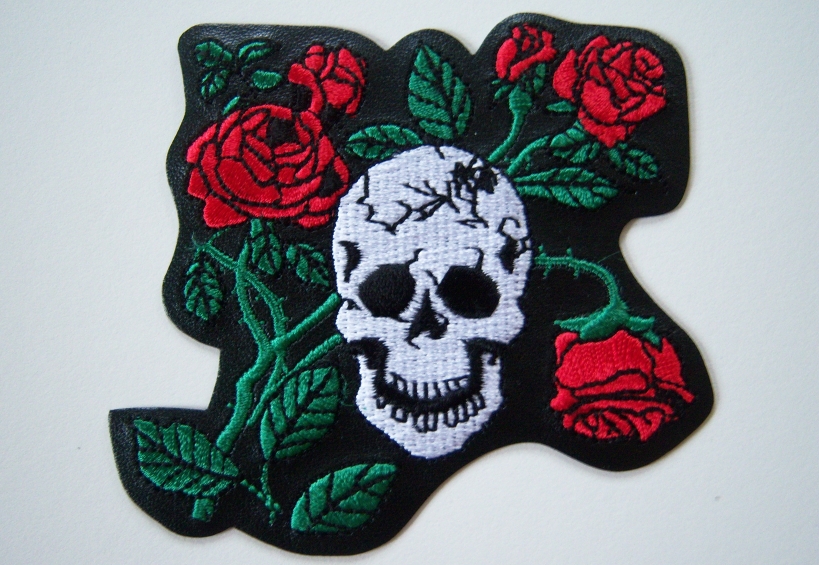 Skull/Roses Applique