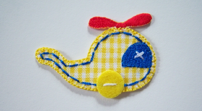 Especially Baby Helicopter Applique