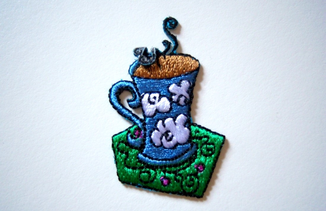 Coffee Cup Applique