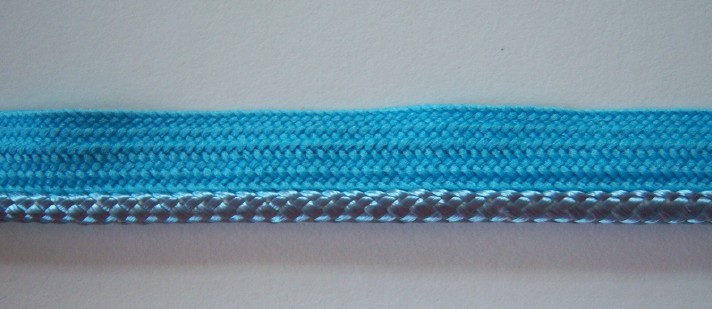 Turquoise/Blue Piping