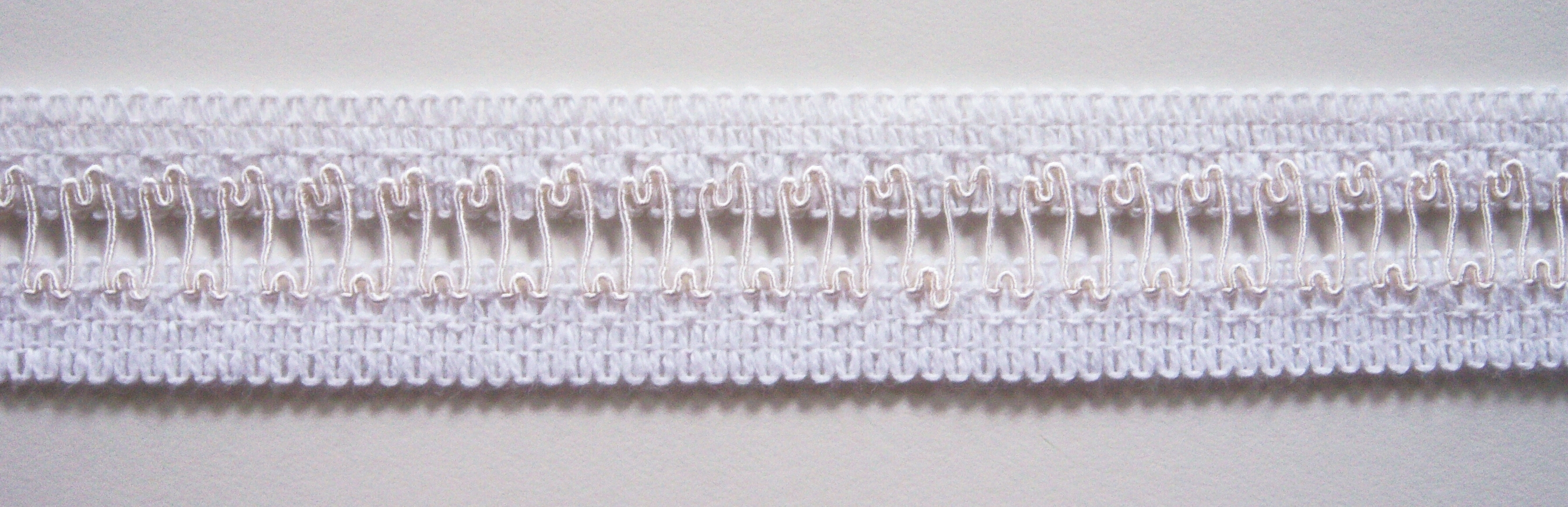 White/Oyster 1" Entredeux Braid
