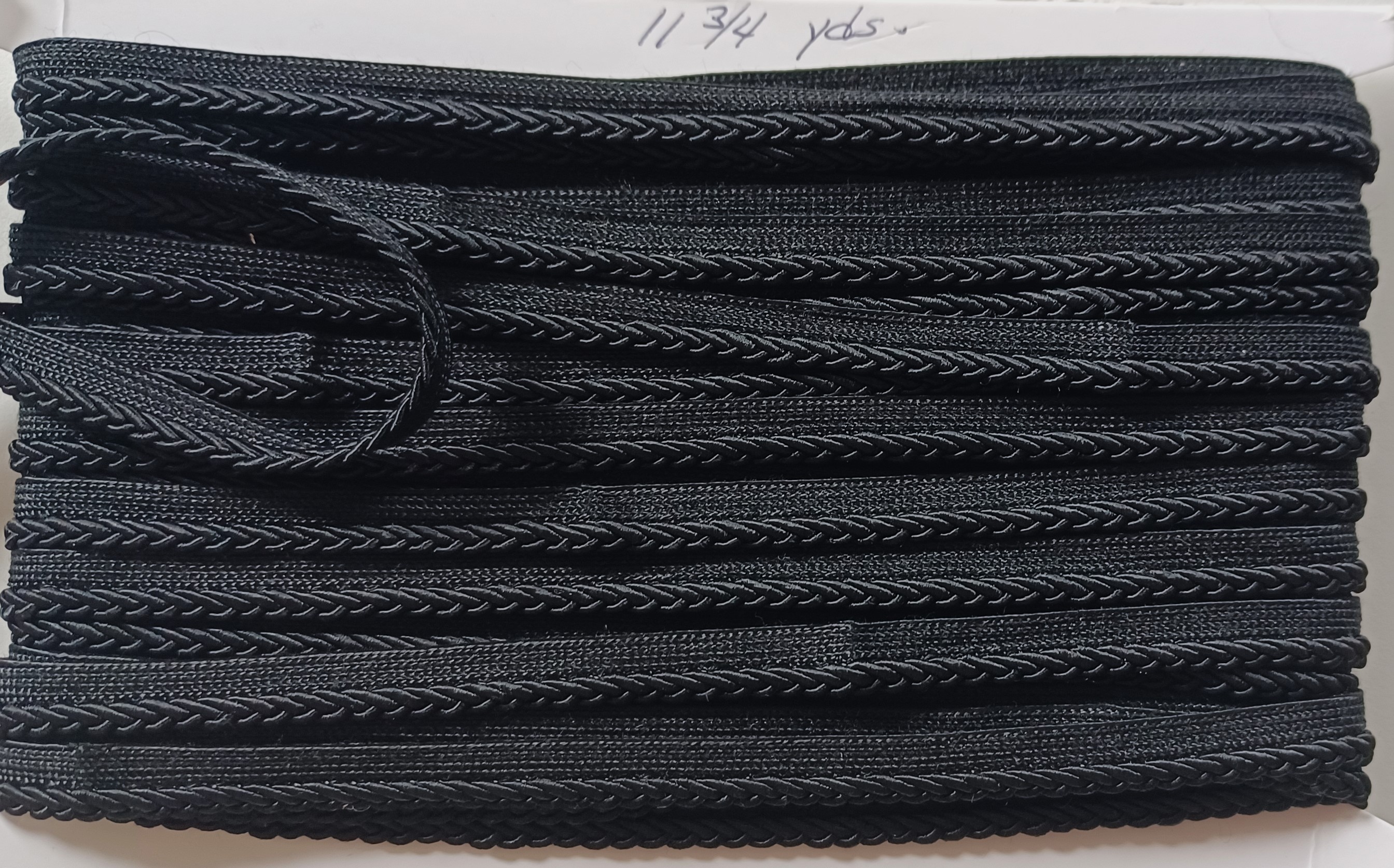 Black Braid 1/8 Inch Poly Piping