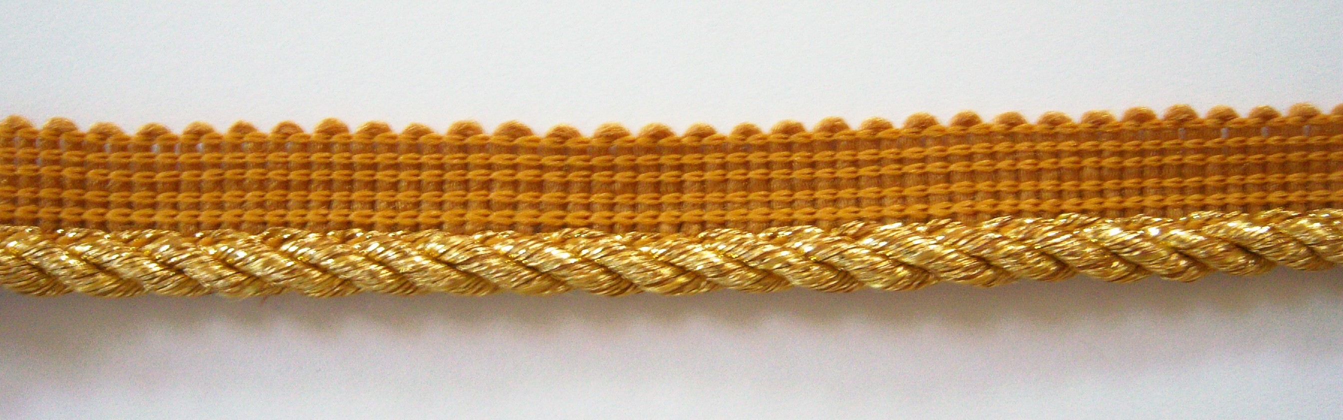 Antique Gold/Gold Metallic 7/8" Piping