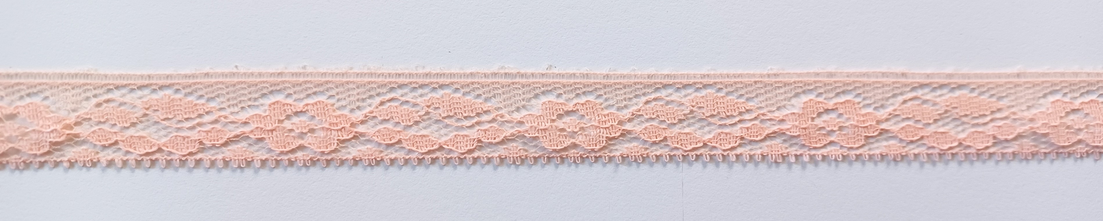 Peach 5/8" Lace Trim