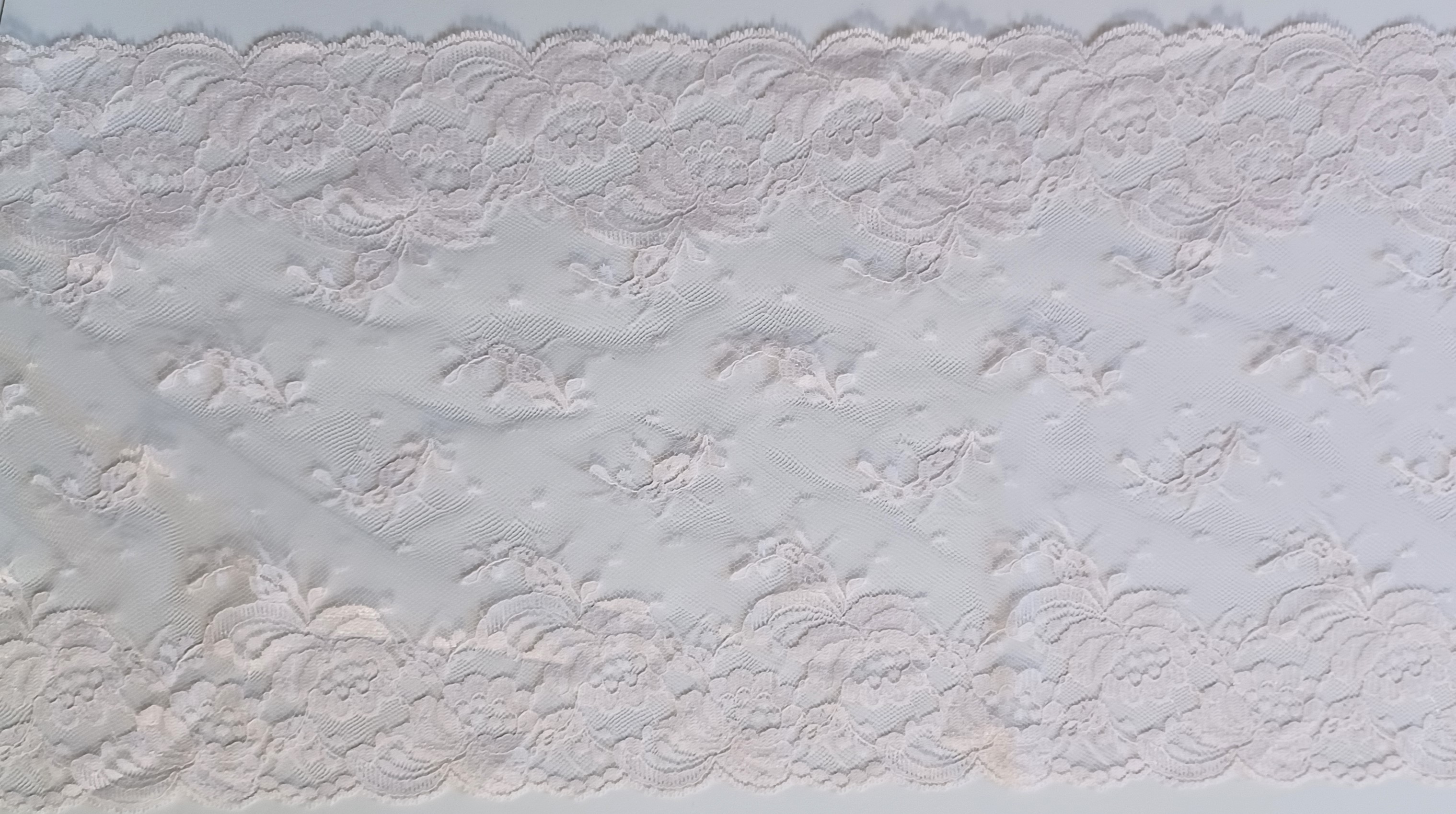 Pink Floral 11" Lace