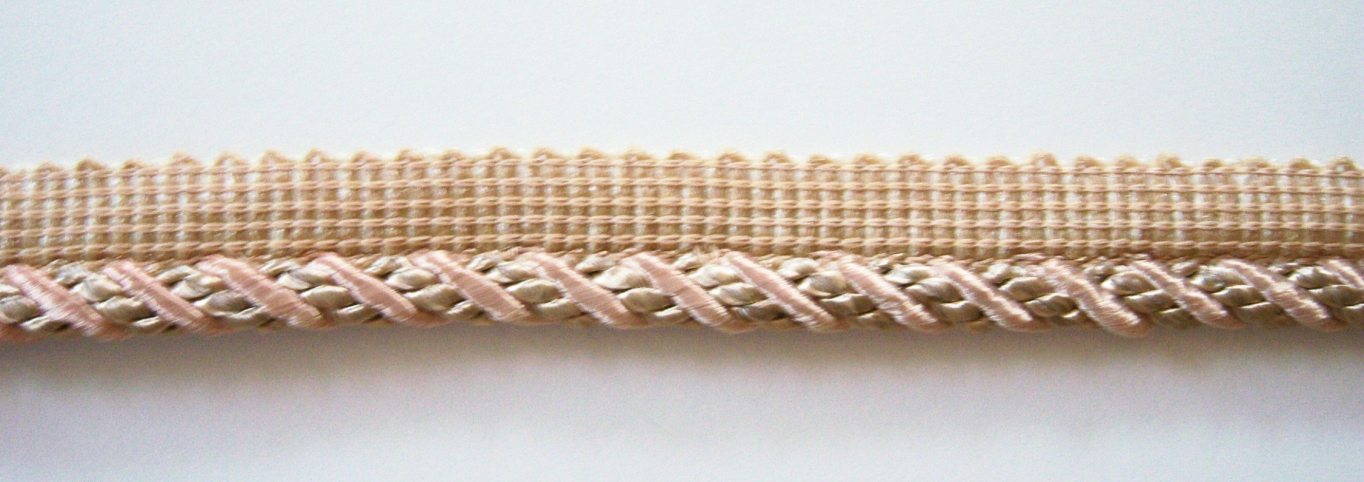 Beige/Faded Pink 1" Piping