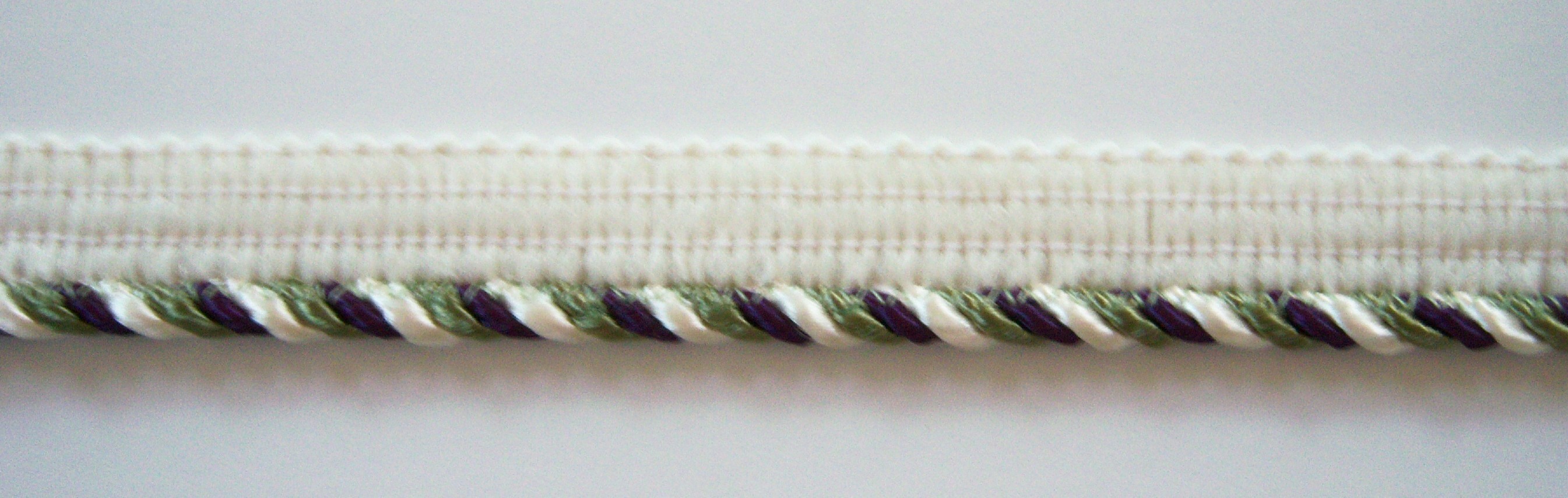 Ivory/Sage/Plum 7/8" Piping