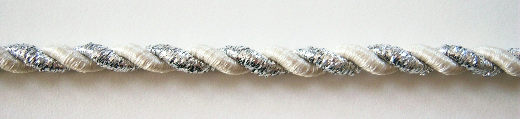 Ivory/Silver Sparkle 1/4" Cord