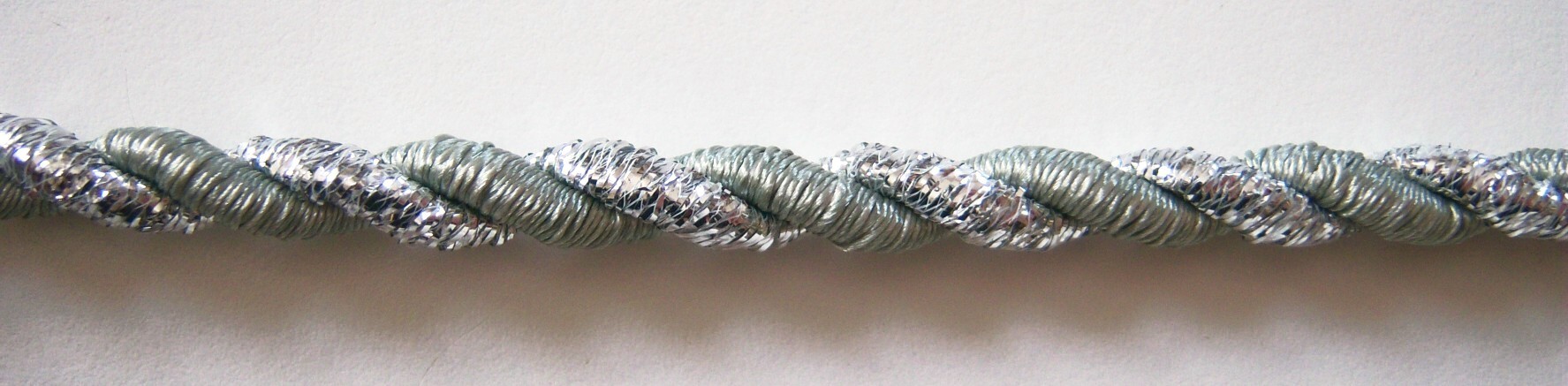 Sage/Silver Sparkle 1/4" Cord