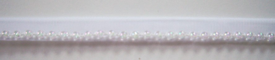 White Iridescent 1/2" Piping