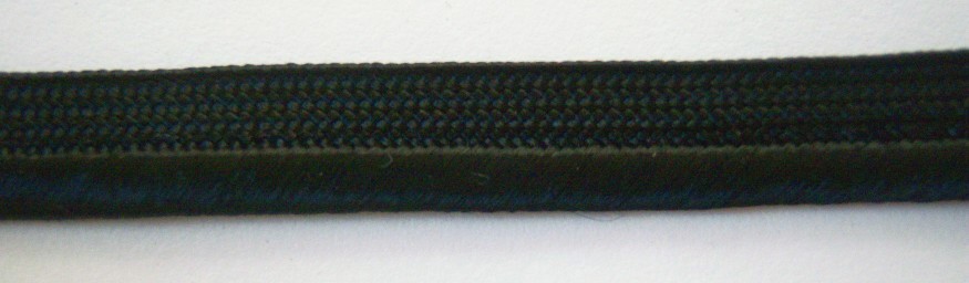 Black Satin Stitch Piping