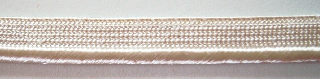Ivory Satin Stitch Piping