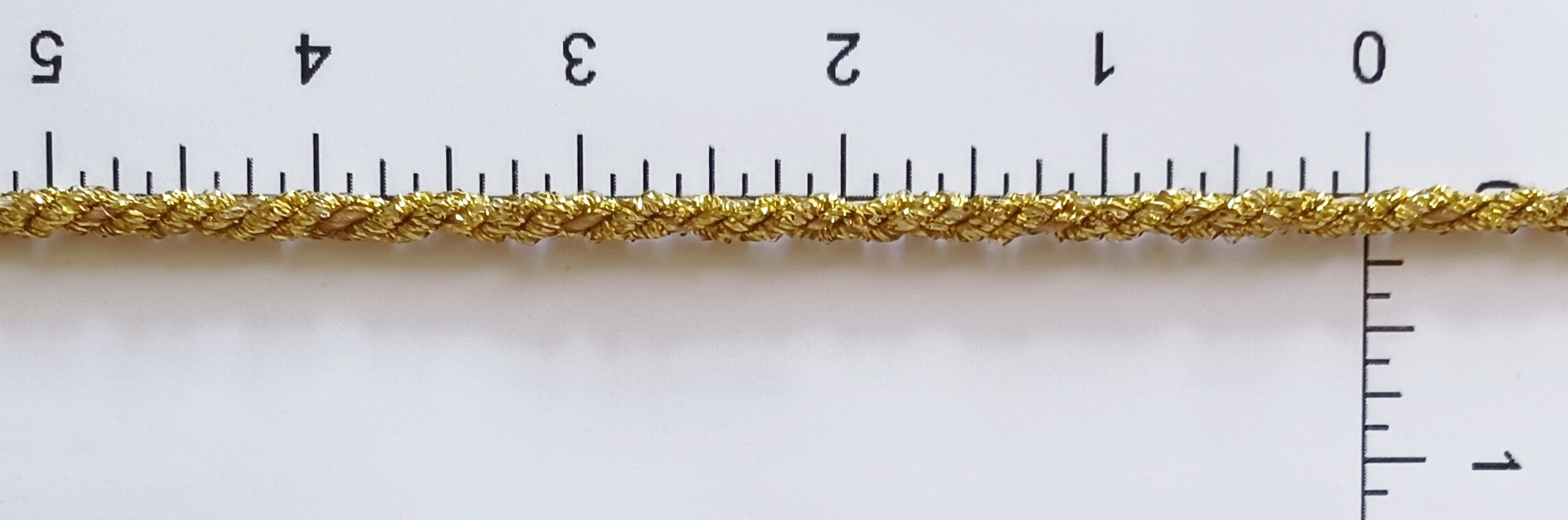 Gold Metallic 5/32" Cord