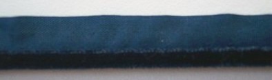 Navy Velvet Piping
