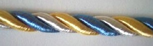 Wrights Blue/Yellow/White 1/2" Cord