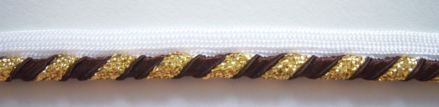 Brown/Gold 1/8" Piping