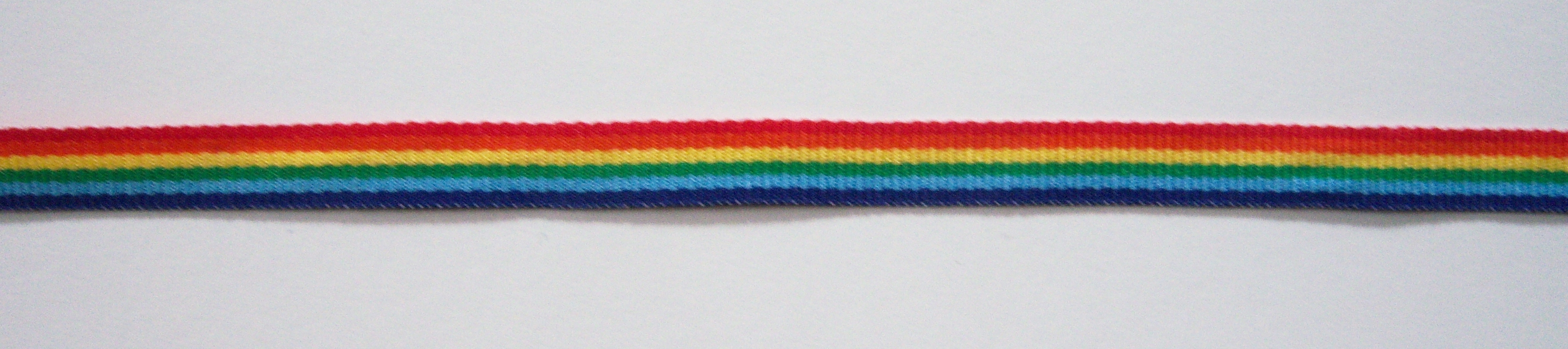 Rainbow 3/8" Double Faced Grosgrain