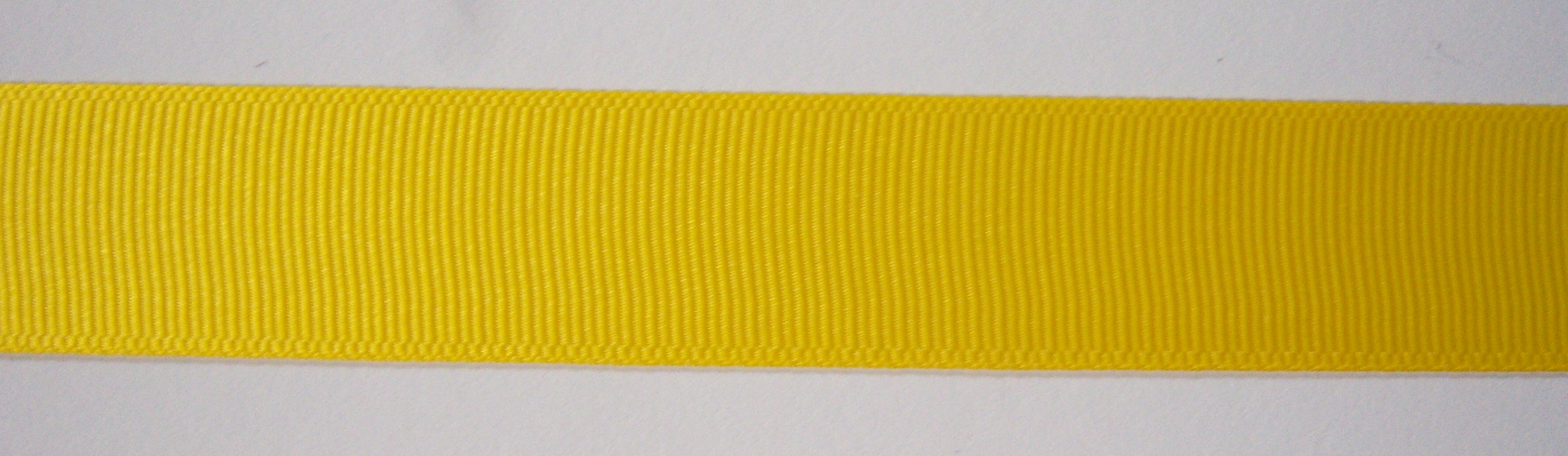 Yellow Grosgrain 7/8" Ribbon