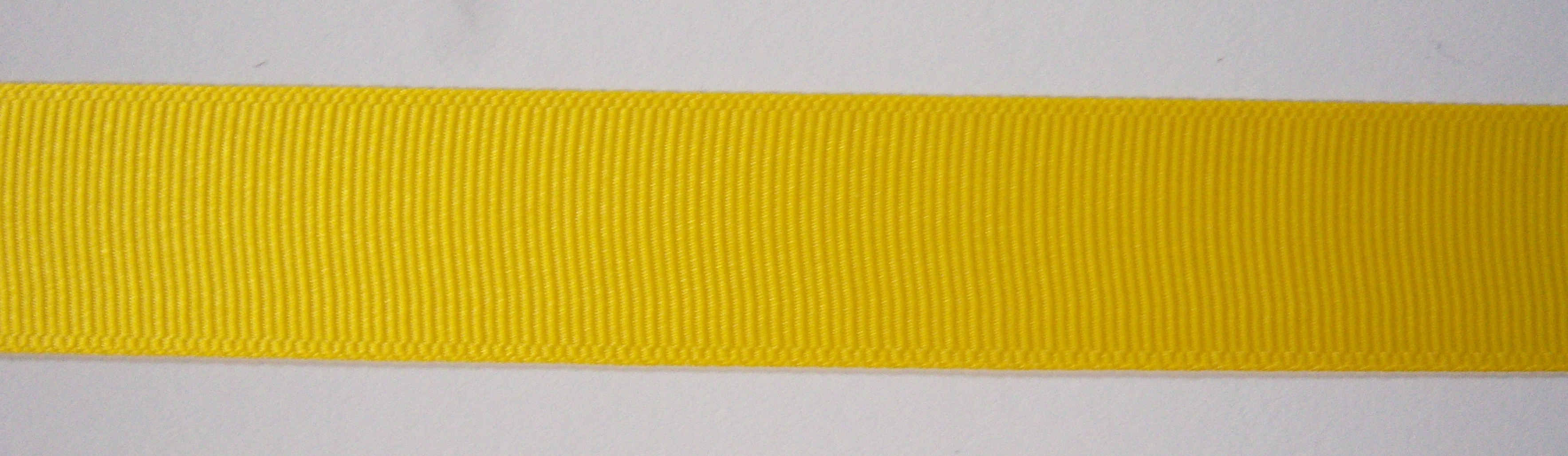 Yellow Grosgrain 7/8" Ribbon