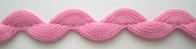 Old Rose Knit 1/2" Rick Rack