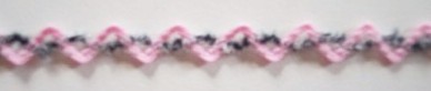 Pink/Grey 1/4" Ricracizie