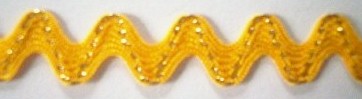 Buttercup/Gold Metallic Rick Rack
