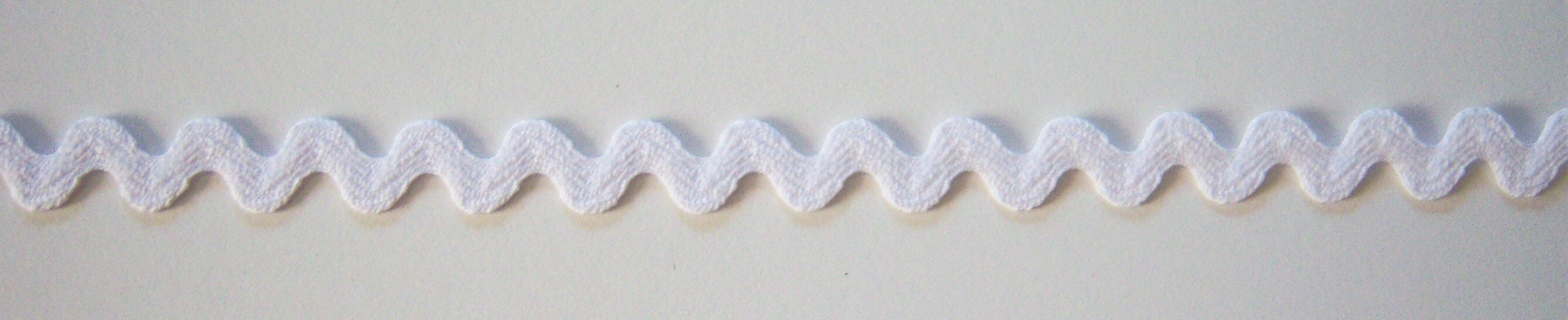 White 3/8" Rick Rack