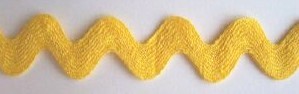 Yellow 13/16" Rick Rack