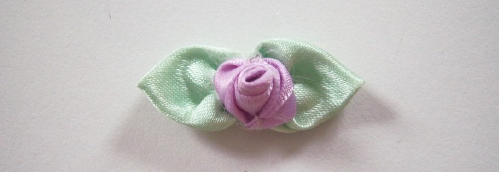 Lavender/Willow Satin 1 1/4" Loop
