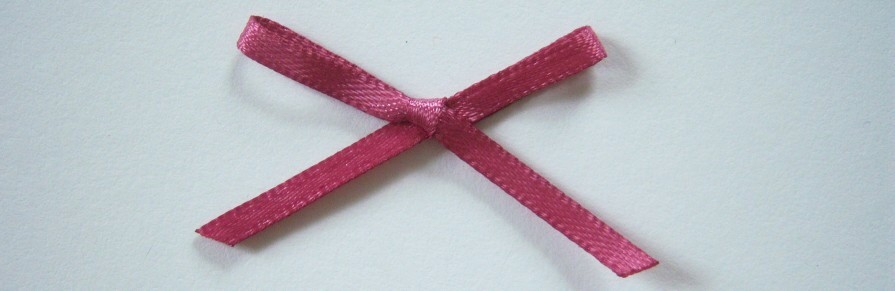 Dusty Rose Satin Bow