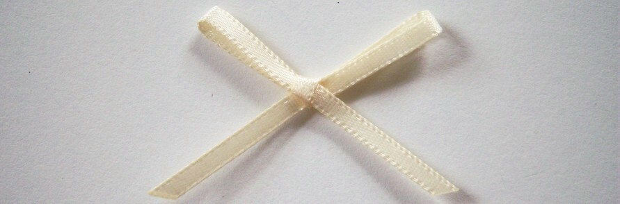 Ivory Satin Bow