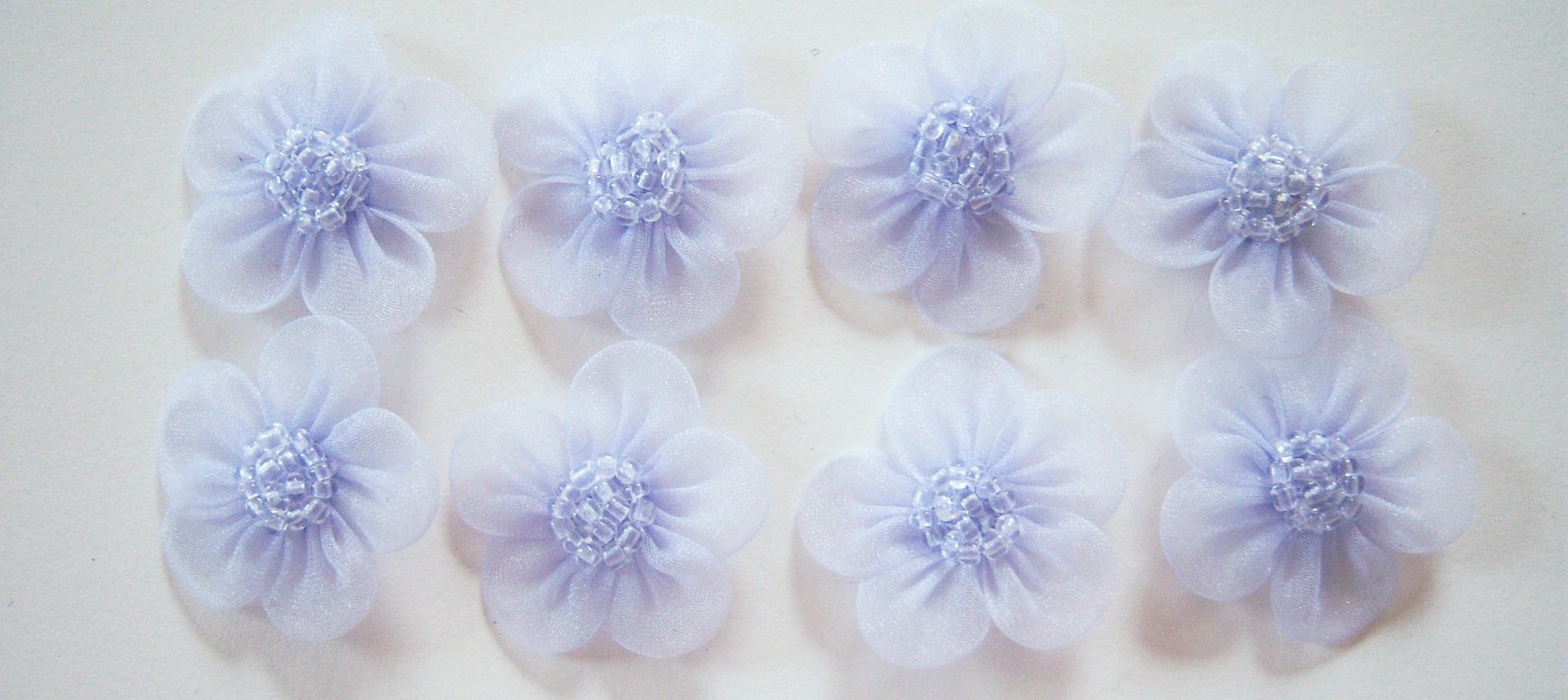 Orchid Four Organza 1" Flower Set