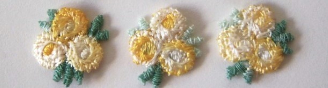 Yellow 3/4" Flower